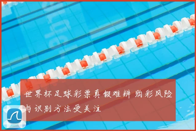 世界杯足球彩票真假难辨 购彩风险与识别方法受关注
